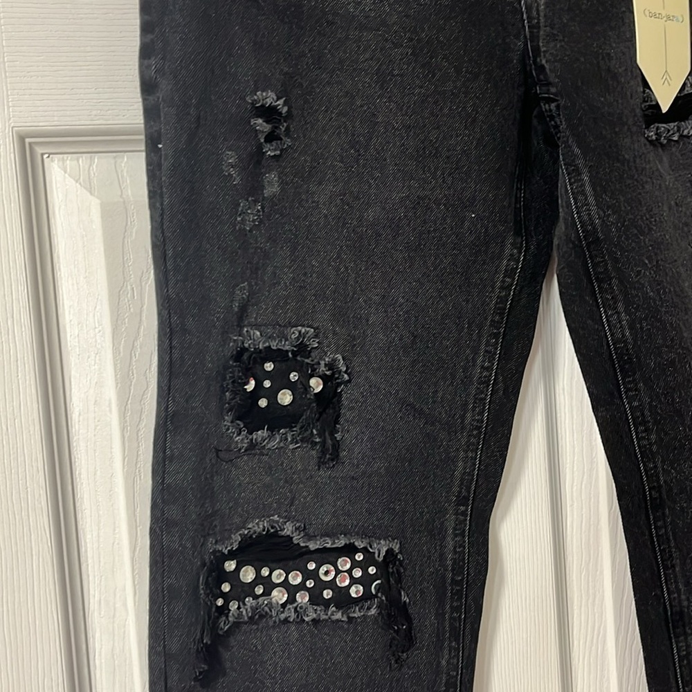 ⭐️ NWT- Banjara Black jeans with design- size 9/28 - Picture 3 of 12